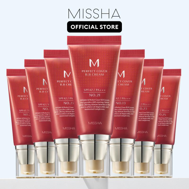 MISSHA M Experience the perfect fusion of skincare and makeup with the M Perfect Cover BB Cream SPF 42 PA+++